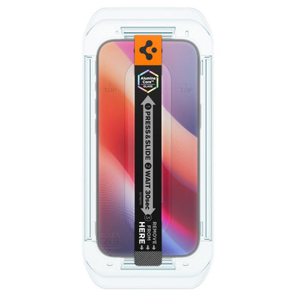 Zaštitna folija za ekran Privacy Spigen GlastR EZ FIT za Apple iPhone 17 Air, Kaljeno staklo, Full Glue, Set od 2 komada