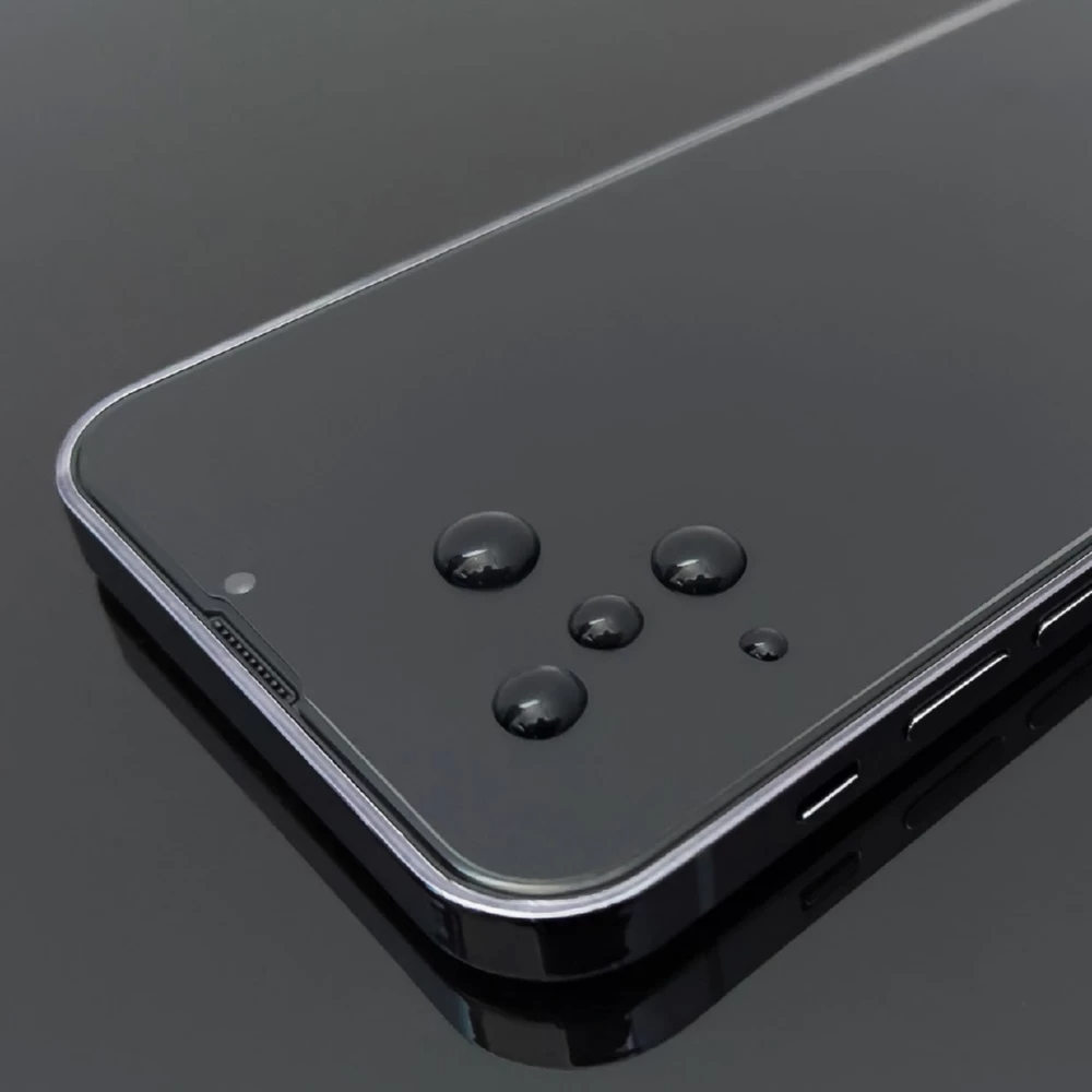 Zaštitna folija za ekran Privacy WZK AntiSpy za Apple iPhone 15 Pro, Kaljeno staklo, Puna ljepila