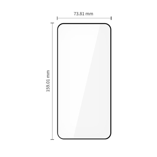 Zaštitna folija za ekran Tech-Protect FIT+ za Xiaomi Redmi Note 15 Pro 5G, Kaljeno staklo, Full Glue, Set 2 komada, 2.5D, Crna