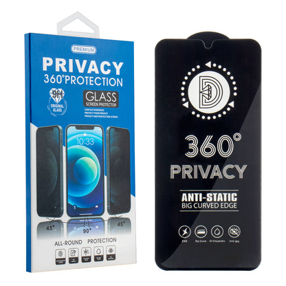 Zaštitna folija za ekran Privacy OEM 360 za Apple iPhone 17 / 16 Pro, Kaljeno staklo, Full Glue