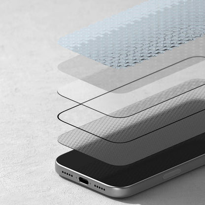 Zaštitna folija za ekran Ringke Easy Slide AR za Apple iPhone 17 Pro, Kaljeno staklo, Full Glue, 2.5D, Crna, Resigilirana