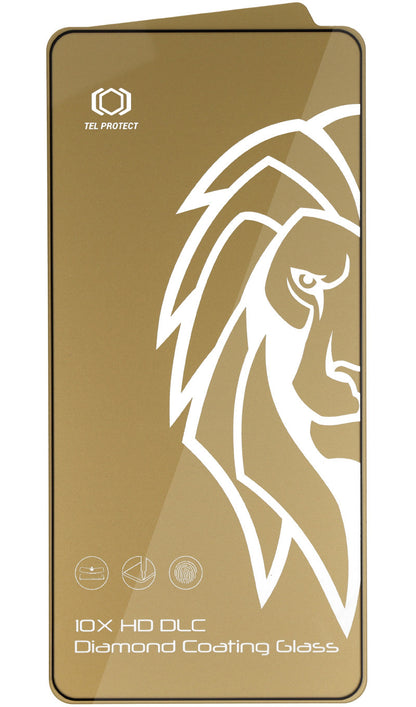 Zaštitno staklo za zaslon Tel Protect 10X HD DLC Diamond Coating za Samsung Galaxy S26 Ultra S948, kaljeno staklo, potpuno ljepljivo, crno
