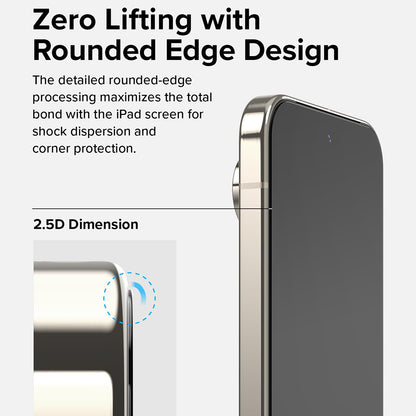 Zaštitna folija za ekran Ringke Easy Slide za Google Pixel 9 / 9 Pro, Kaljeno staklo, Pun ljepilo, Set od 2 komada