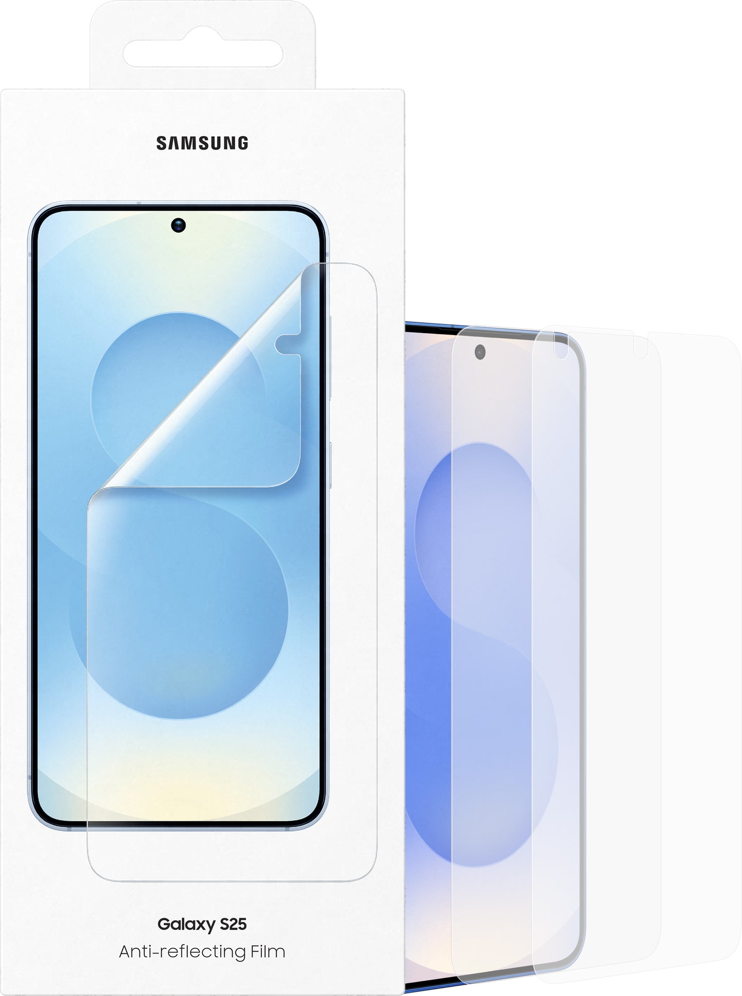 Zaštitna folija protiv odsjaja za Samsung Galaxy S25 S931, Plastika, Set 2 komada EF-US931CTEGWW