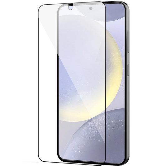 Zaštitna folija za ekran Joyroom za Samsung Galaxy S24 S921, Kaljeno staklo, Pun ljepilo, 2.5D, Crna