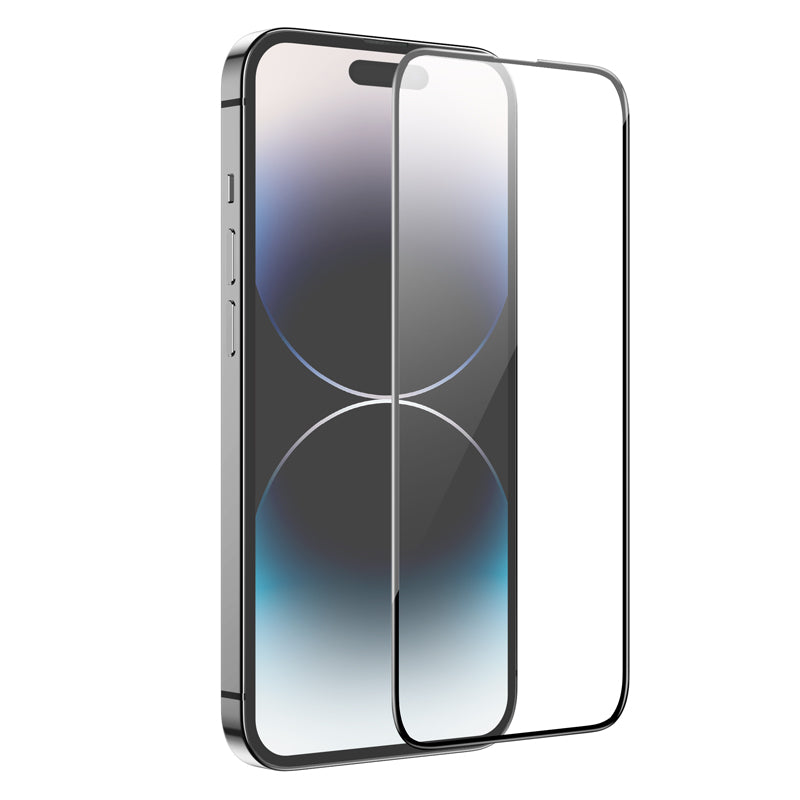 Zaštitna folija za ekran HOCO G16 za Apple iPhone 14 Pro, Kaljeno staklo, Full Glue, 5D, Crna