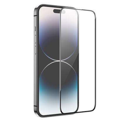Zaštitna folija za ekran HOCO G16 za Apple iPhone 14 Pro, Kaljeno staklo, Full Glue, 5D, Crna