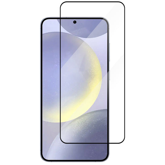 Zaštitna folija za ekran Vmax za Samsung Galaxy S24+ S926, Kaljeno staklo, Pun ljepilo, 9D, Crna