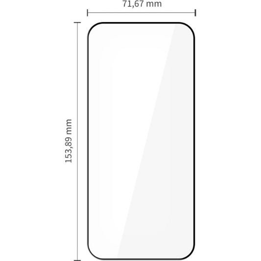 Zaštitna folija za ekran Tech-Protect FIT+ za Xiaomi Poco F8 Pro, Kaljeno staklo, Full Glue, Set 2 komada, 2.5D, Crna