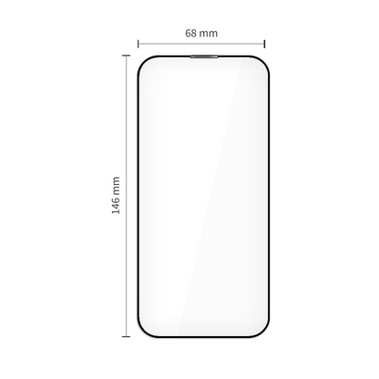 Zaštitna folija za ekran Tech-Protect Quick Set+ za Apple iPhone 17, Kaljeno staklo, Pun ljepilo, Set od 2 komada, Crna