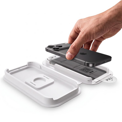 Zaštitna folija za ekran Privacy Tech-Protect OneTouch za Apple iPhone 18 Pro, Kaljeno staklo, Full Glue, Set 2 komada