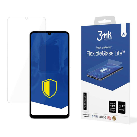 Zaštitna folija za ekran 3MK FlexibleGlass Lite za Samsung Galaxy A05s A057, Fleksibilno staklo, Full Glue