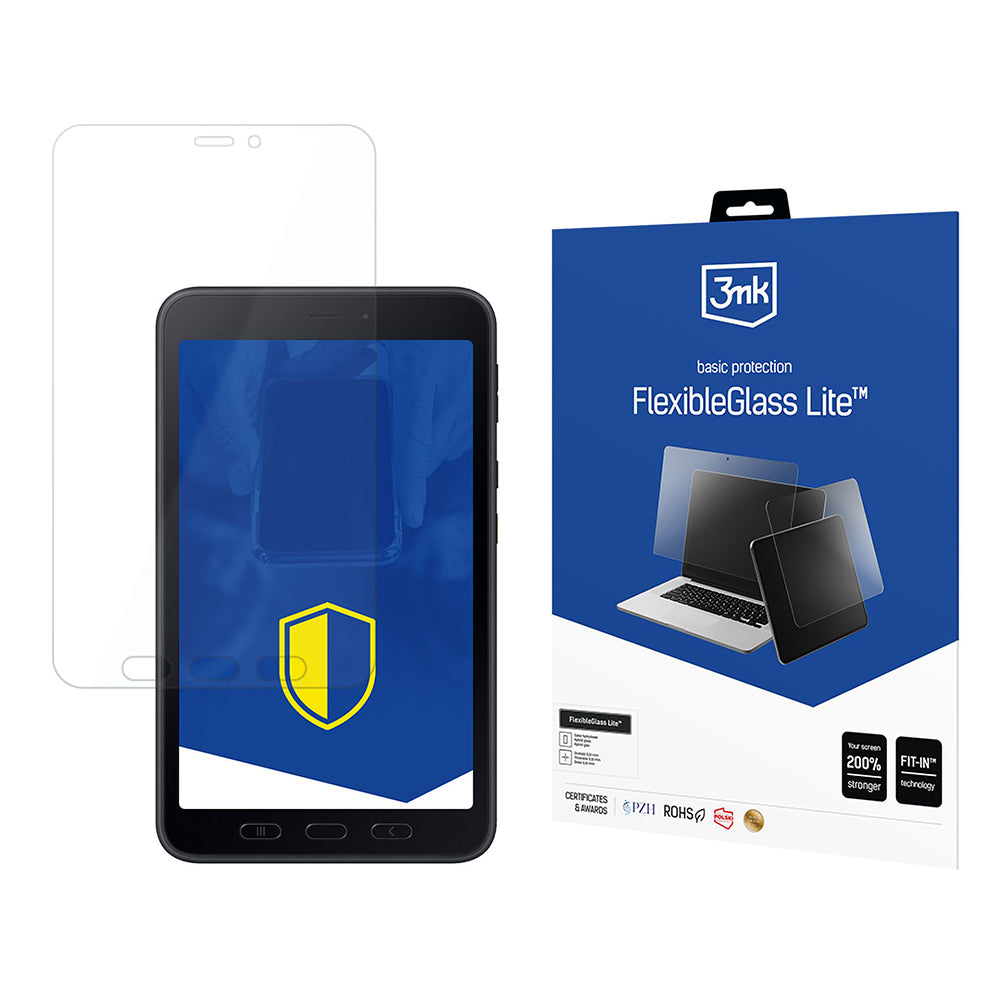 Zaštitna folija za ekran 3MK FlexibleGlass Lite za Samsung Galaxy Tab Active5, Fleksibilno staklo, Puno ljepilo