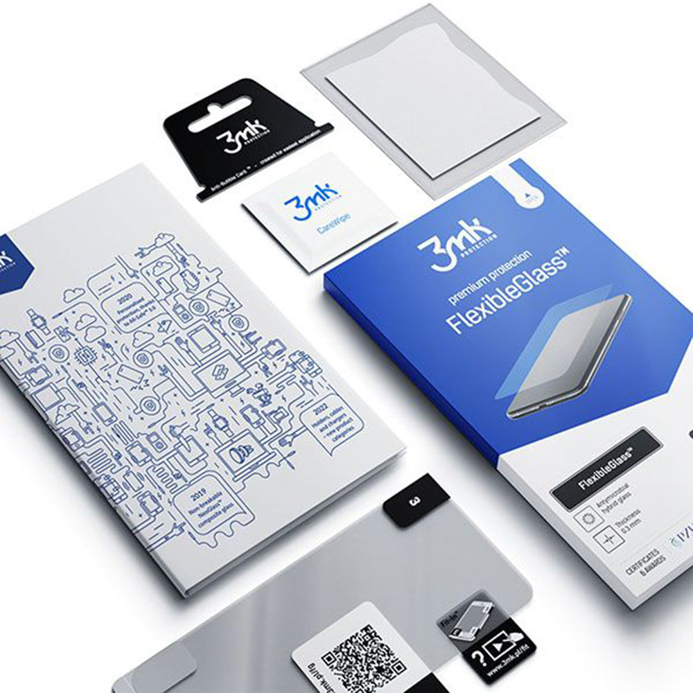 Zaštitna folija za ekran 3MK FlexibleGlass za Apple iPhone 13, Fleksibilno staklo, Full Glue