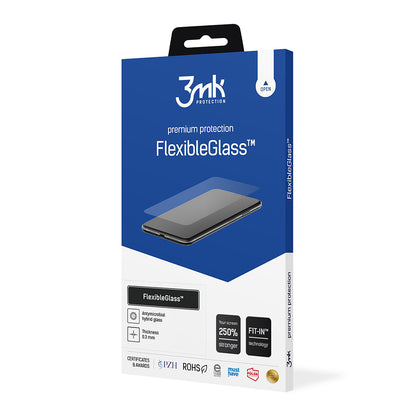 Zaštitna folija za ekran 3MK FlexibleGlass za Apple iPhone 16 Pro, Fleksibilno staklo, Full Glue