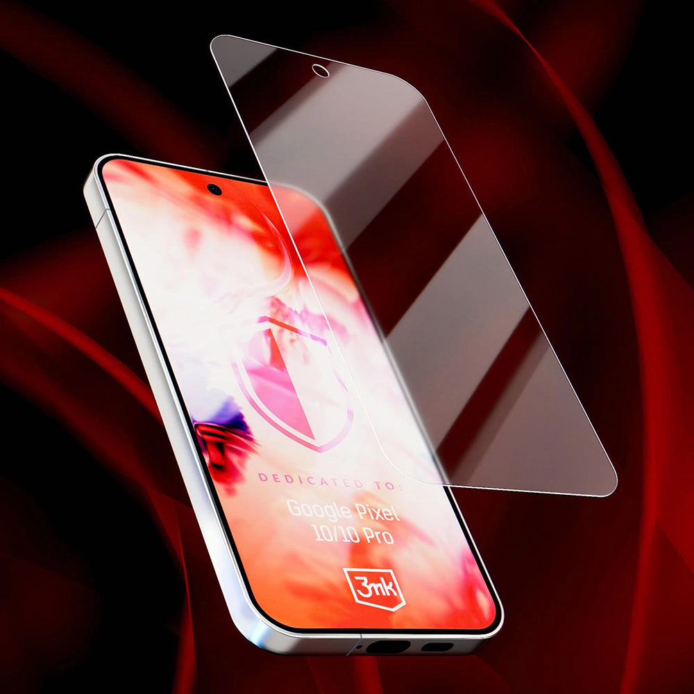 Zaštitna folija za ekran 3MK FlexibleGlass za Google Pixel 10 Pro / 10, Fleksibilno staklo, Puno ljepilo