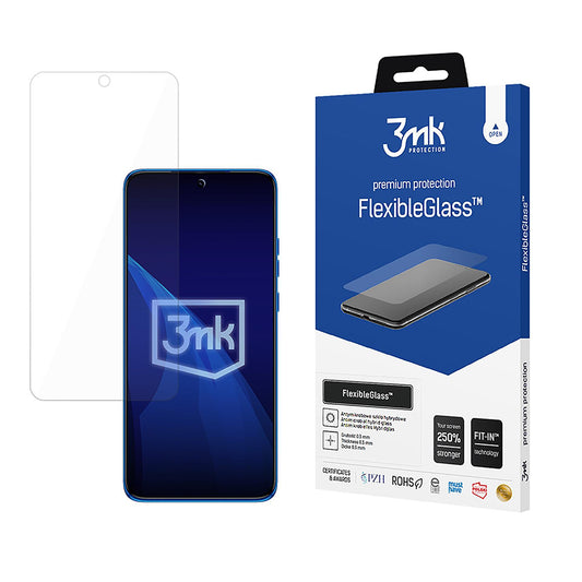 Zaštitna folija za ekran 3MK FlexibleGlass za Motorola Edge 60 Neo / Edge 50 Neo, Fleksibilno staklo, Puno ljepilo