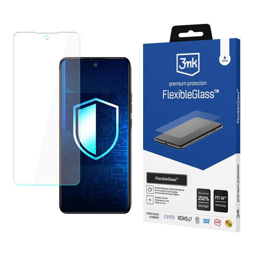 Zaštitna folija za ekran 3MK FlexibleGlass za Samsung Galaxy A25 A256, Fleksibilno staklo, Full Glue