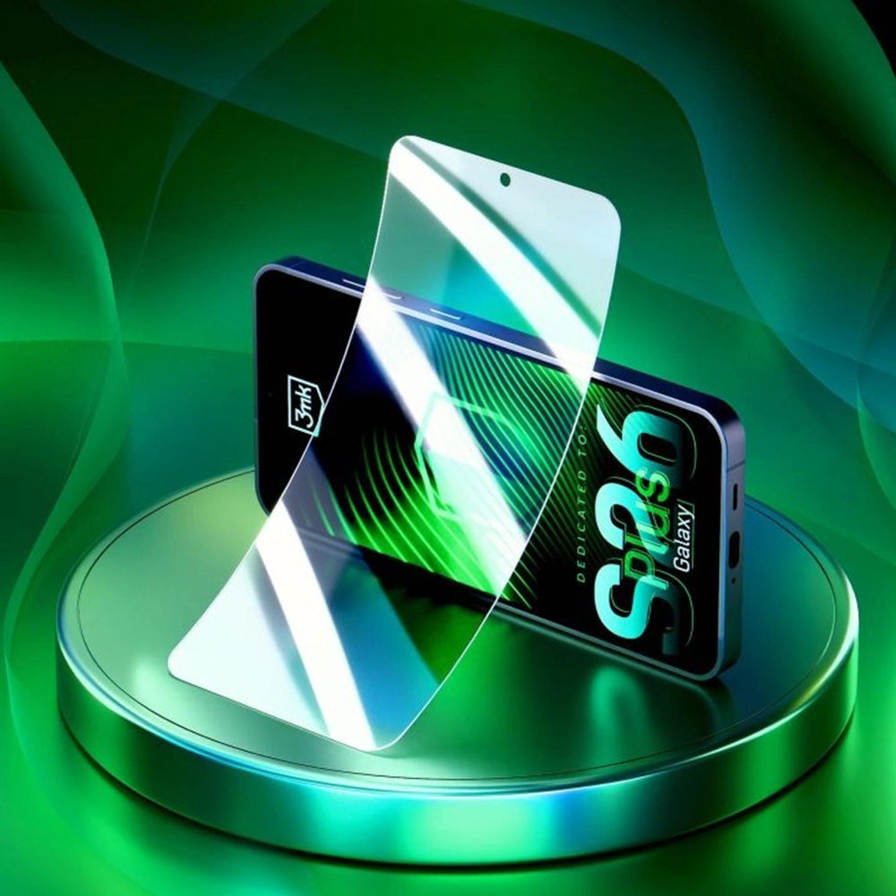 Zaštitna folija za ekran 3MK FlexibleGlass za Samsung Galaxy S26 Plus S947, Fleksibilno staklo, Full Glue, Prozirna