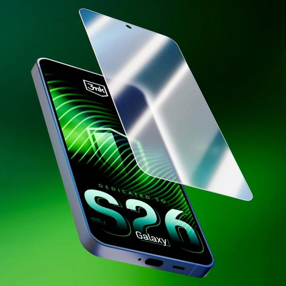 Zaštitna folija za ekran 3MK FlexibleGlass za Samsung Galaxy S26, Fleksibilno staklo, Full Glue, Prozirna