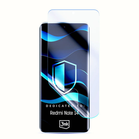 Zaštitna folija za ekran 3MK FlexibleGlass za Xiaomi Redmi Note 14 4G (Standard), Fleksibilno staklo, Full Glue