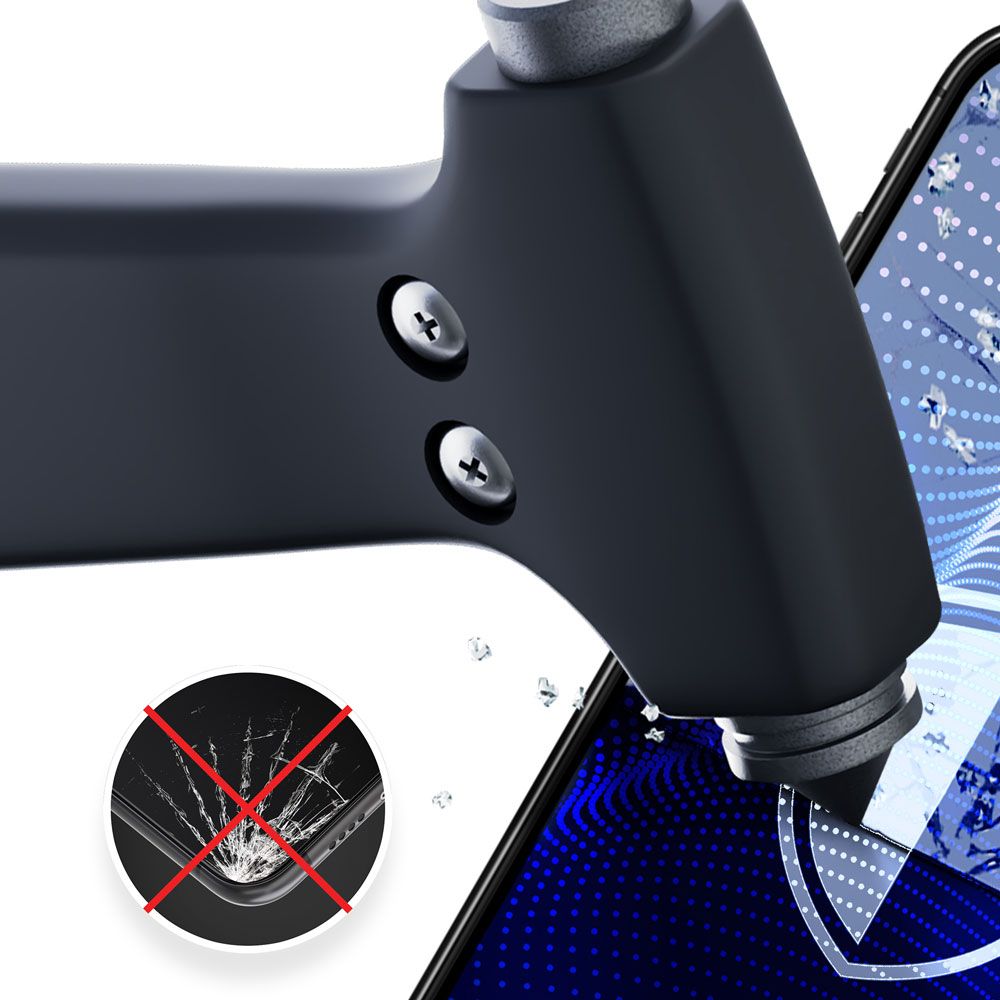 Zaštitna folija za ekran 3MK FlexibleGlass Pro za Samsung Galaxy S24 S921, Fleksibilno staklo, Puno ljepilo, Crna