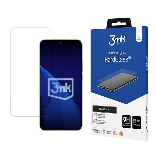 Zaštitna folija za ekran 3MK HardGlass za Honor Magic8 Lite, Kaljeno staklo, Full Glue