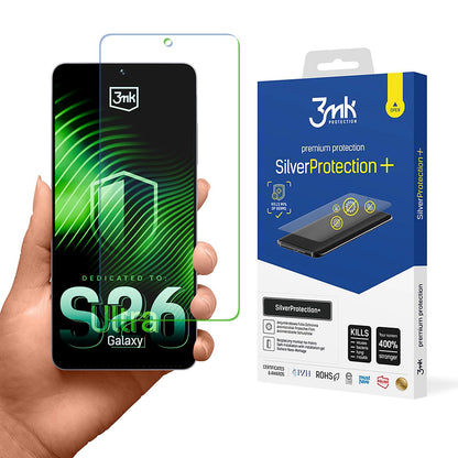 Zaštitna folija za ekran 3MK Silver Protect+ za Samsung Galaxy S26 Ultra S948, Plastika