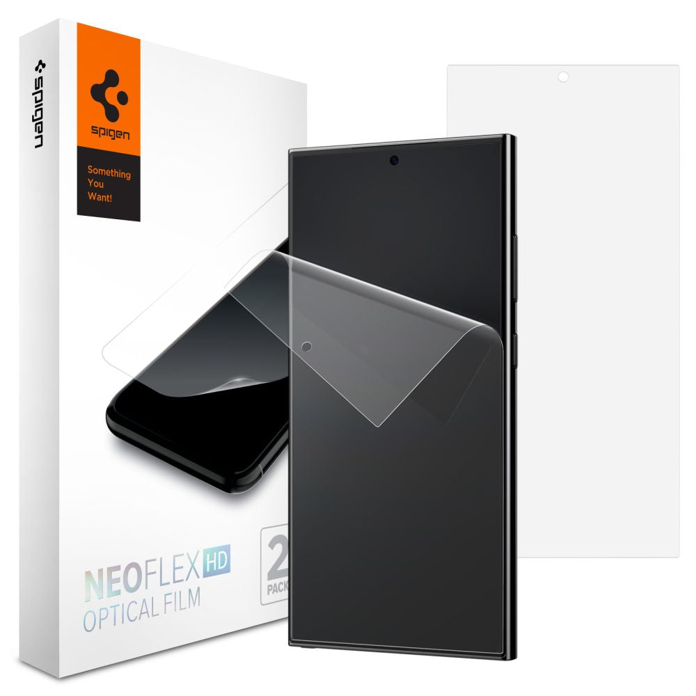 Zaštitna folija za ekran Spigen Neo Flex za Samsung Galaxy S24 Ultra S928, Plastika, Set od 2 komada
