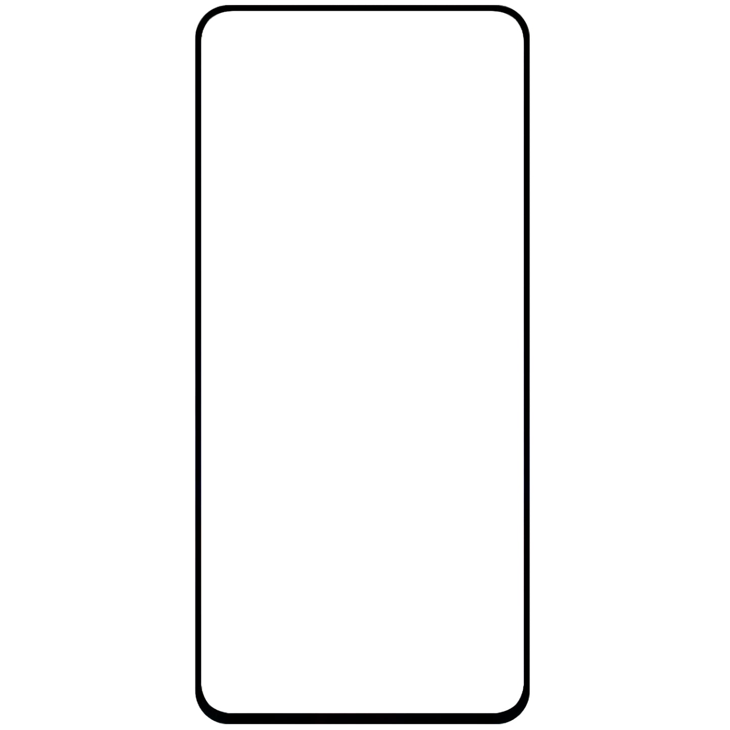 Zaštitna folija Blue Shield za ekran Samsung Galaxy A55 5G A556, Kaljeno staklo, Pun ljepilo, Kompatibilno s maskama, Crna