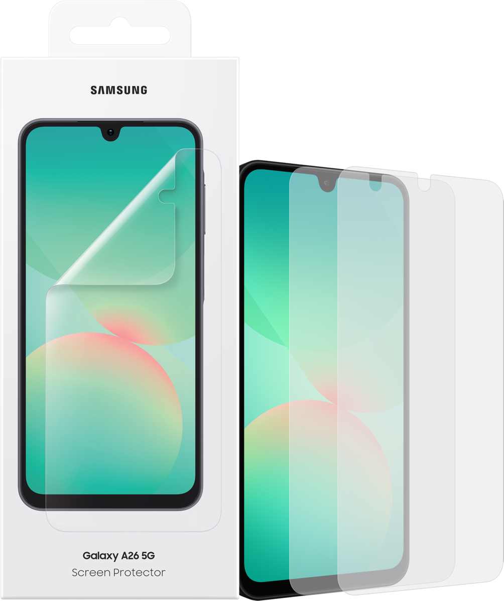 Zaštitna folija za ekran za Samsung Galaxy A26 A266, Plastika, Set od 2 komada EF-UA266CTEGWW