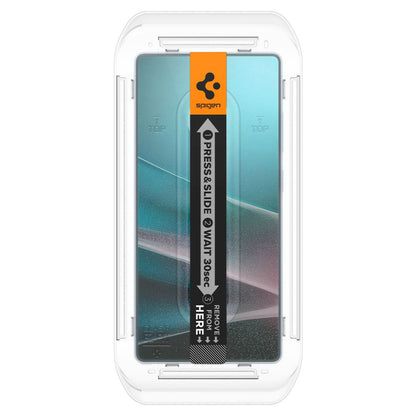 Zaštitna folija za ekran Privacy Spigen GlastR EZ FIT HD za Samsung Galaxy S25 Ultra S938, Kaljeno staklo, Full Glue, Set 2 komada AGL09335