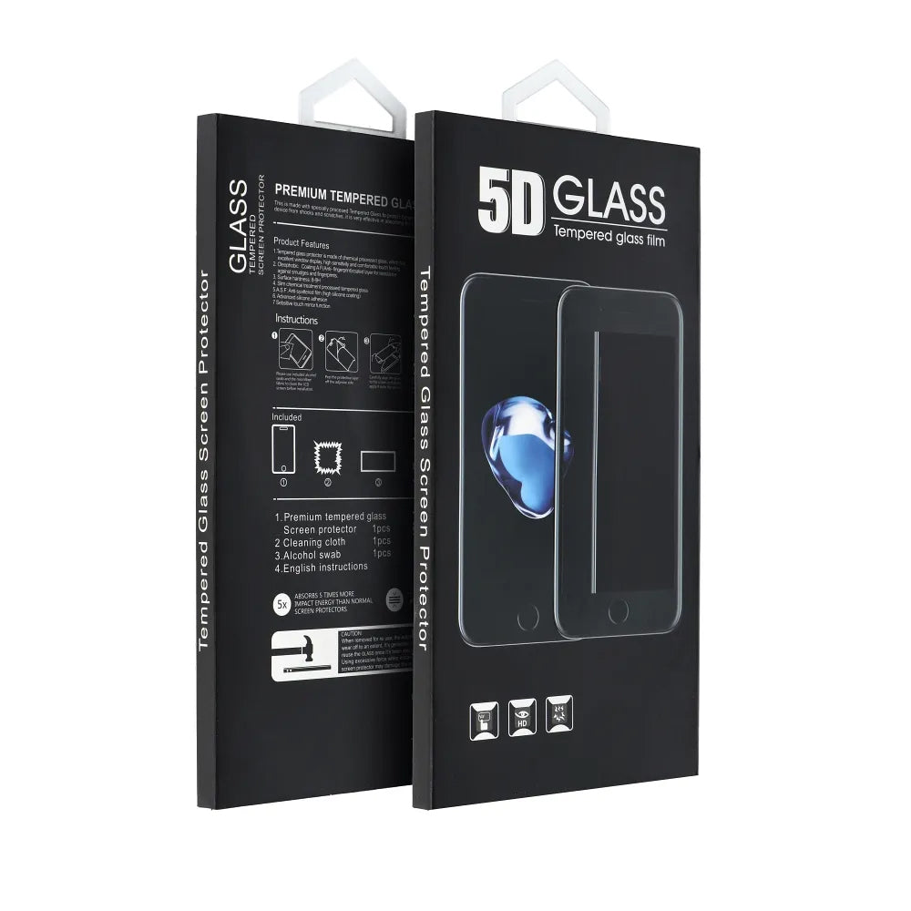 Zaštitna folija za ekran OEM za Honor X9c / Magic7 Lite, Kaljeno staklo, Full Glue, 5D, Crna