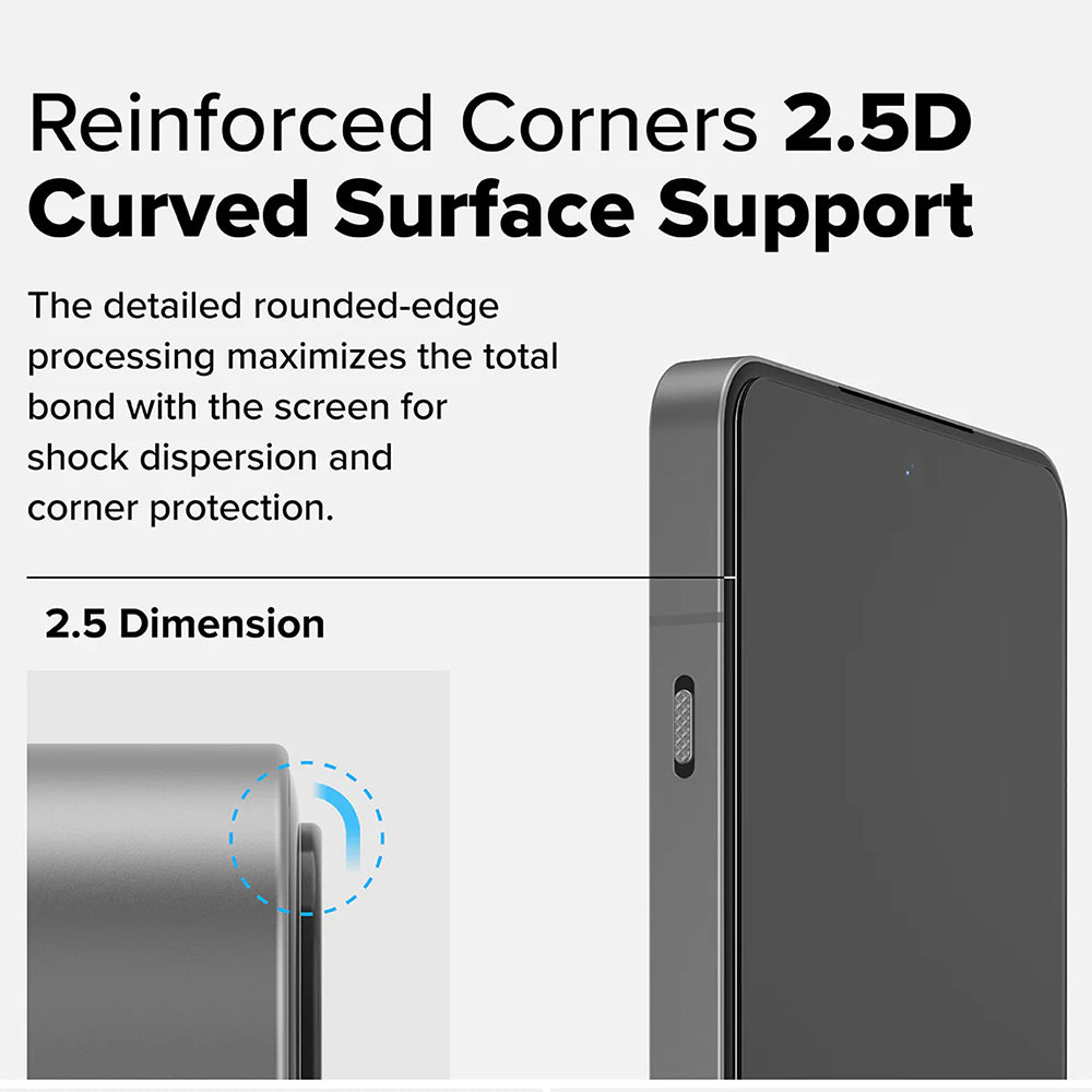 Zaštitna folija za ekran Ringke za OnePlus 13R, Kaljeno staklo, Full Glue, Set od 2 komada