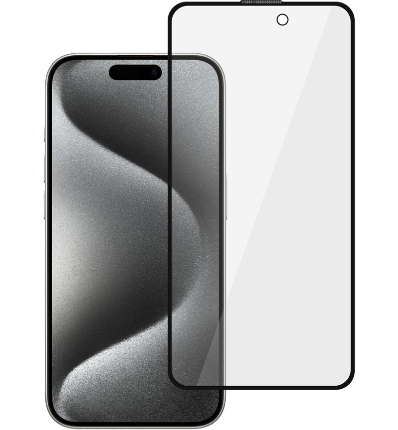 Zaštitna folija za zaslon Privacy Tel Protect 10X Plus Titanium za Apple iPhone 17 / 16 Pro, kaljeno staklo, potpuno ljepljiva cijelom površinom