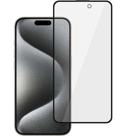 Zaštitna folija za zaslon Privacy Tel Protect 10X Plus Titanium za Apple iPhone 17 / 16 Pro, kaljeno staklo, potpuno ljepljiva cijelom površinom
