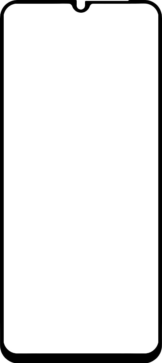 Zaštitna folija za ekran BLUE Shield za Xiaomi Redmi 11A / 12C, Kaljeno staklo, Pun ljepilo, Prijateljski za masku, Crna