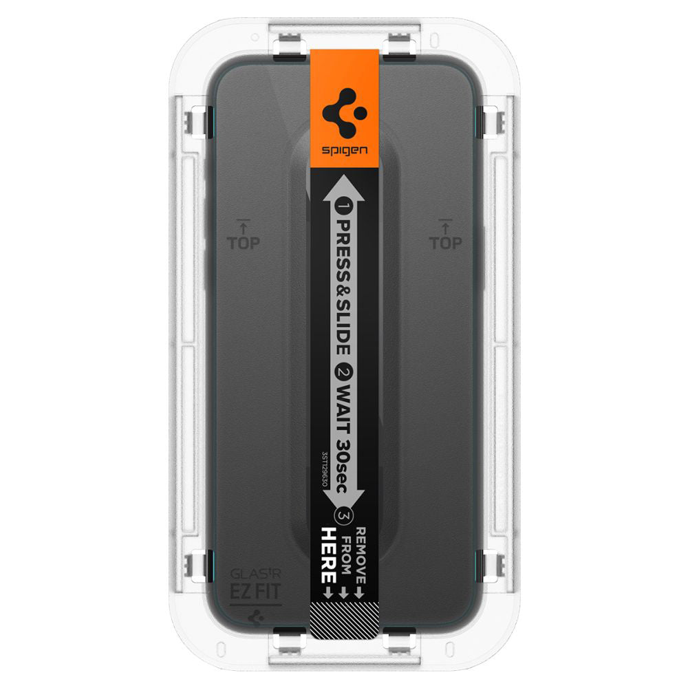 Zaštitna folija za ekran Spigen GlastR EZ FIT za Apple iPhone 15 Pro Max, Kaljeno staklo, Full Glue, Set 2 komada AGL06872