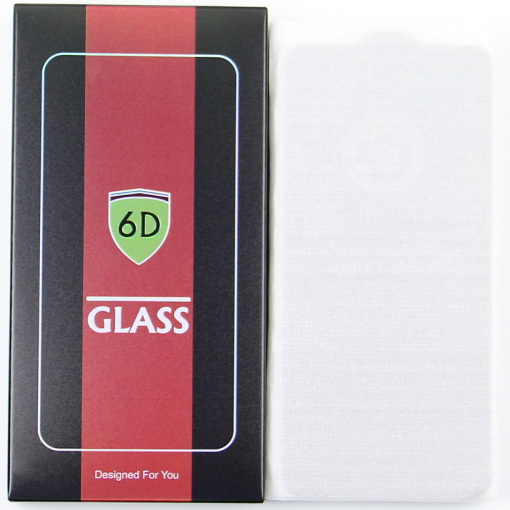 Zaštitna folija za ekran OEM za Apple iPhone 17e / 16e / 14 / 13 Pro, Kaljeno staklo, Full Glue, Set 10 komada, 6D, Crna