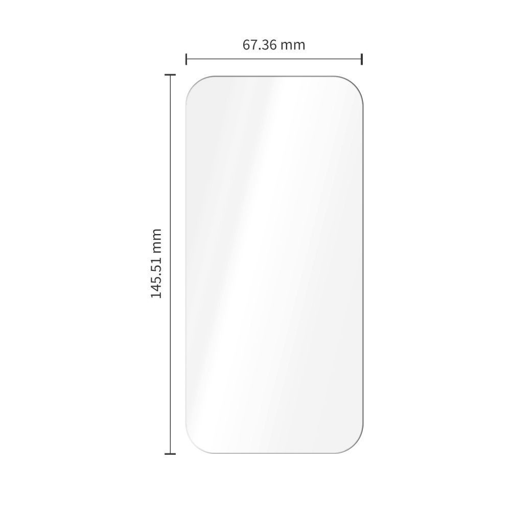 Zaštitna folija za ekran Tech-Protect OneTouch za Apple iPhone 18 Pro Max / 17 Pro Max, Kaljeno staklo, Full Glue, Set 2 komada, Prozirna