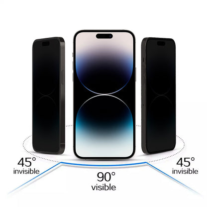 Zaštitna folija za ekran Privacy OEM za Apple iPhone 17, Kaljeno staklo, Full Glue