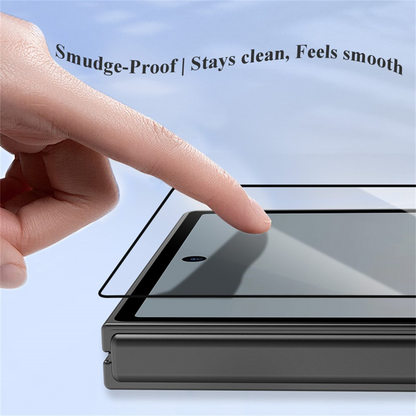 Zaštitna folija za vanjski ekran Lereach za Samsung Galaxy Z Fold8 Ultra F976 / Z Fold7 F966, kaljeno staklo, puna ljepila, crna