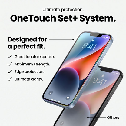 Zaštitna folija za ekran Tech-Protect OneTouch za Apple iPhone 18 Pro Max / 17 Pro Max, Kaljeno staklo, Full Glue, Set 2 komada, Prozirna