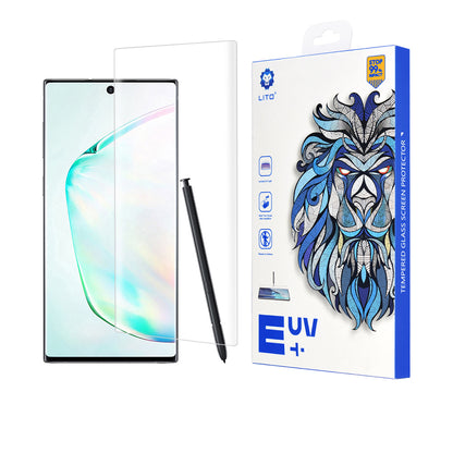 Zaštitna folija za ekran Lito za Samsung Galaxy Note 10+ 5G N976 / Note 10+ N975, Kaljeno staklo, UV ljepilo, 3D