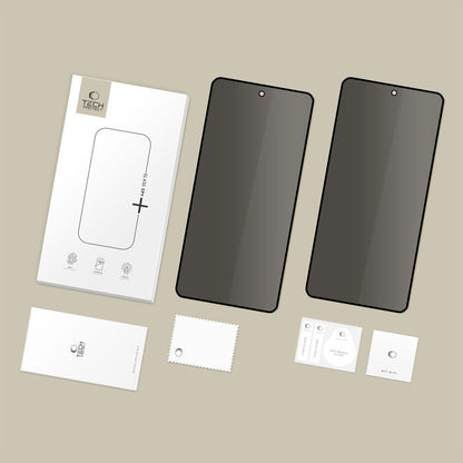 Zaštitna folija za ekran Privacy Tech-Protect Spy+ za Samsung Galaxy S26 Ultra S948, Kaljeno staklo, Full Glue, Set od 2 komada