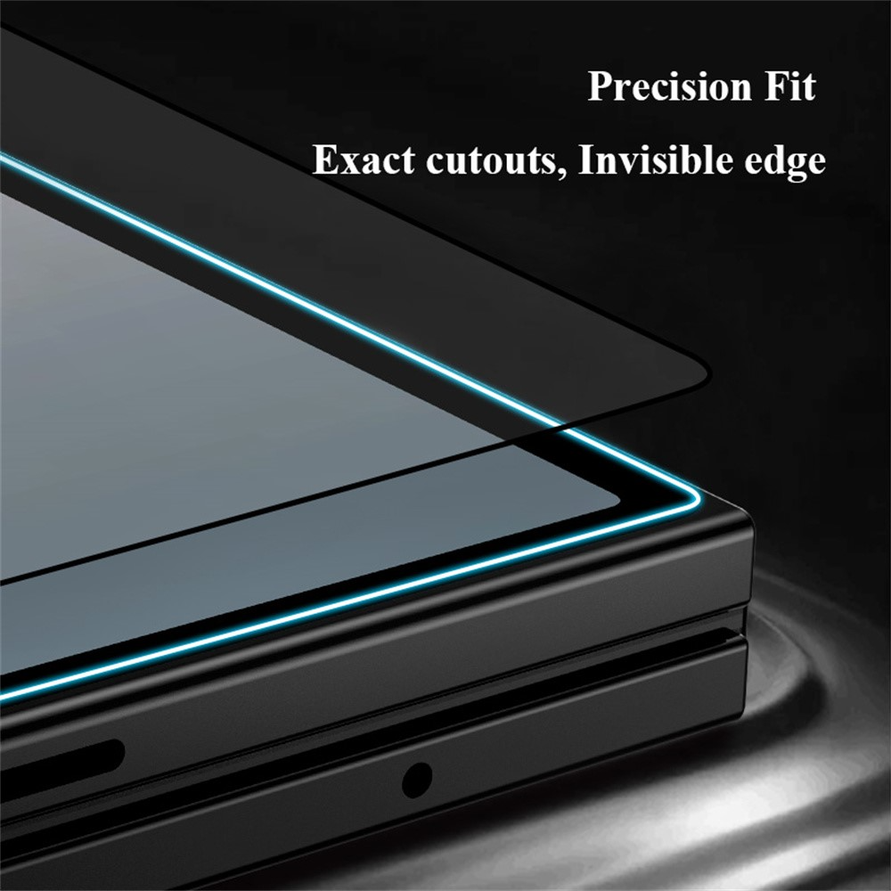 Zaštitna folija za vanjski ekran Lereach za Samsung Galaxy Z Fold8 Ultra F976 / Z Fold7 F966, kaljeno staklo, puna ljepila, crna