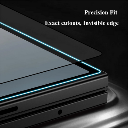 Zaštitna folija za vanjski ekran Lereach za Samsung Galaxy Z Fold8 Ultra F976 / Z Fold7 F966, kaljeno staklo, puna ljepila, crna