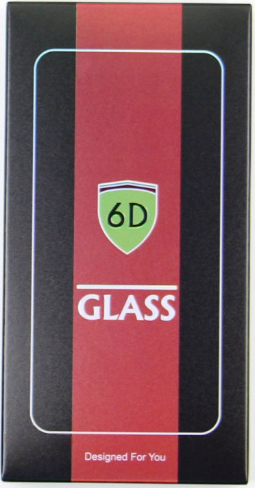 Zaštitna folija za ekran OEM za Apple iPhone 17e / 16e / 14 / 13 Pro, Kaljeno staklo, Full Glue, Set 10 komada, 6D, Crna
