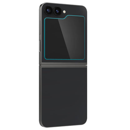Zaštitna folija za vanjski ekran Spigen GlastR EZ FIT za Samsung Galaxy Z Flip6 F741, Kaljeno staklo, Full Glue, Set 2 komada AGL07972