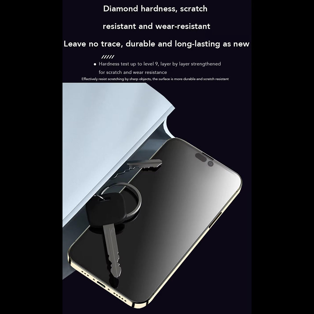 Zaštitna folija za ekran Anank 1X Reinforced Anti-Fingerprint za Apple iPhone 16 Pro, kaljeno staklo, Full Glue, 2.5D, crna